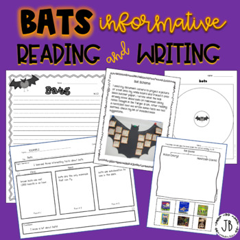 Preview of Bats Informative Reading and Writing