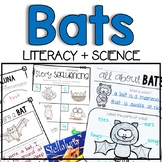 Bats Literacy, Science and Centers for Halloween