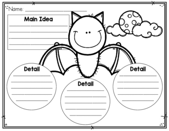 Preview of Bats Main Idea and Key Details