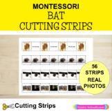 Bat Montessori Cutting Strips - Scissor Practice