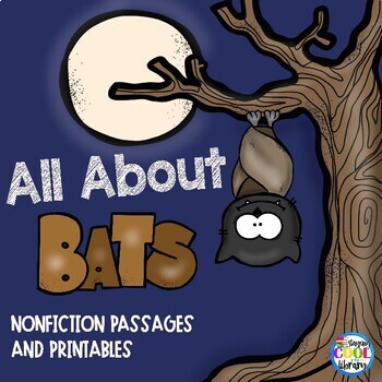 Preview of Bats - Nonfiction Passages and Printables