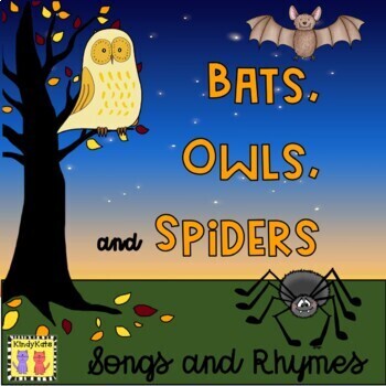 Preview of Bats, Owls, and Spiders Songs and Rhymes