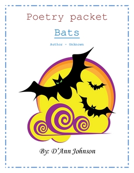 Preview of Bats - Poetry Packet