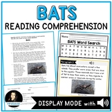 Bats Reading Comprehension Passage with Audio Read Aloud