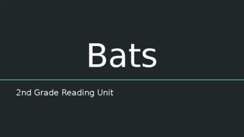 Preview of Bats Unit Plan