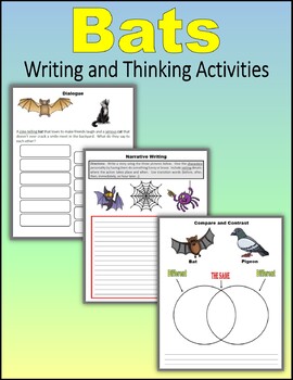 Preview of Bats - Writing and Thinking Activities