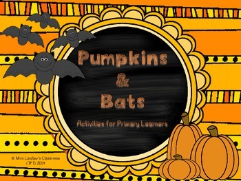 Preview of Bats and Pumpkins: Primary Literacy Activities