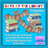 Bats at the Library - Printables