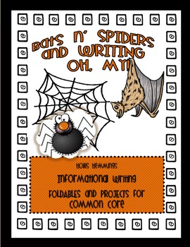 Preview of Bats 'n Spiders and Writing