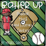 Baseball Math and Literacy Centers