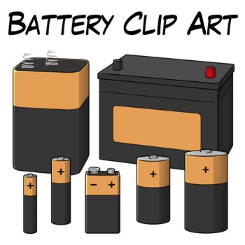 Preview of Battery Clip Art