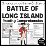Battle Long Island Reading Comprehension American Revoluti