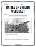 Battle of Britain - Webquest with Key (World War II)