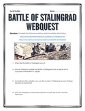 Battle of Stalingrad - Webquest with Key (World War II)