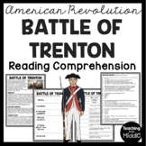 Battle of Trenton Reading Comprehension American Revolutio