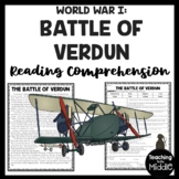 Battle of Verdun World War I Reading Comprehension Informa