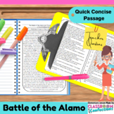 Battle of the Alamo Reading Passage : Social Studies US Hi