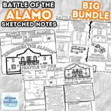 Battle of the Alamo: Sketched Design Notes BUNDLE - Texas 