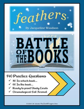 Preview of Battle of the Books Chapter Questions - Feathers by Jacqueline Woodson