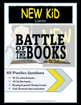 Preview of Battle of the Books Chapter Questions - New Kid by Jerry Craft