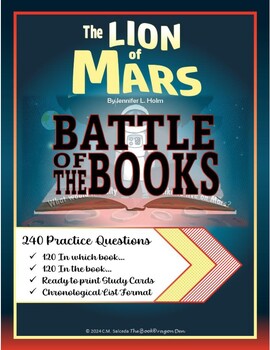 Preview of Battle of the Books Chapter Questions - The Lion of Mars by Jennifer L. Holm