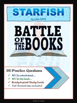 Preview of Battle of the Books + Digital Assessment - Starfish by Lisa Fipps