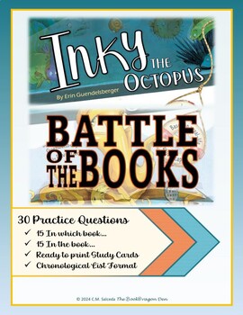 Preview of Battle of the Books Practice Questions - Inky the Octopus by Erin Guendelsberger