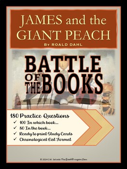 Preview of Battle of the Books Practice Questions - James and the Giant Peach