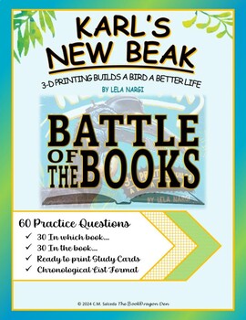 Preview of Battle of the Books Practice Questions - Karl's New Beak by Lela Nargi