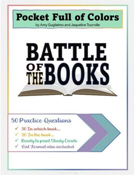 Preview of Battle of the Books Practice Questions - Pocket Full of Colors by Amy Guglielmo