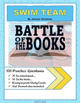 Preview of Battle of the Books Practice Questions - Swim Team by Johnnie Christmas