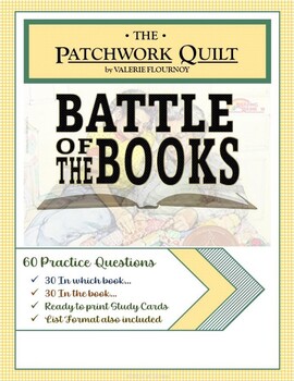 Preview of Battle of the Books Practice Questions - The Patchwork Quilt by Valerie Flournoy