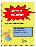 Battle of the Books Question Set: "One Crazy Summer"