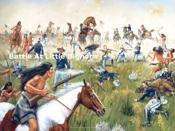 Preview of Battle of the Little Big Horn - Custer Sioux - Power Point History Facts Info