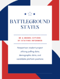 Battleground States in the US Election Project