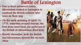 Battles of Lexington and Concord Lesson Plan