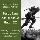 Battles of WWII Stations Activity