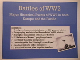 Battles of World War Two (WW2) - PPT's, Charts, Assignment