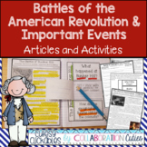 Battles of the American Revolution Articles, Activities, a