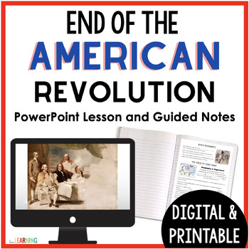 Preview of Battles of the American Revolution Slides and Guided Notes - Revolutionary War