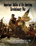 Battles of the Revolutionary War - War Correspondents Reporting