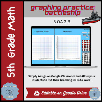 Preview of Battleship Game Graphing Practice