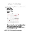 Battleship Graphing Points on Coordinate Plane Game