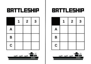 Preview of Battleship - Maths Game