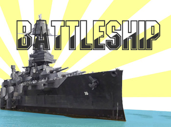 Preview of Battleship PowerPoint Template - Create Your Own Review Game