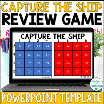 Preview of Battleship Review Game Template Interactive | Capture the Ship | Any Subject