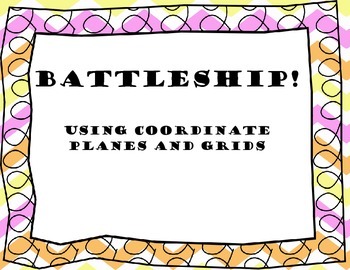 Preview of Battleship using coordinate planes and grids