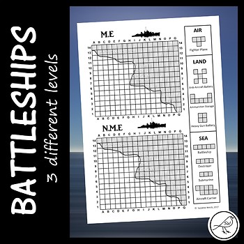 Preview of Battleships Game - 3 different levels