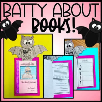 Preview of Batty About Reading : Craft : Flip Book : Halloween Fall Fun: Grades 2-3 October