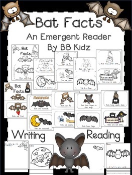 Preview of Batty Bat Facts - An Emergent Reader for Kindergarten and Writing page